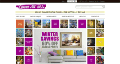 Desktop Screenshot of canvasartusa.com